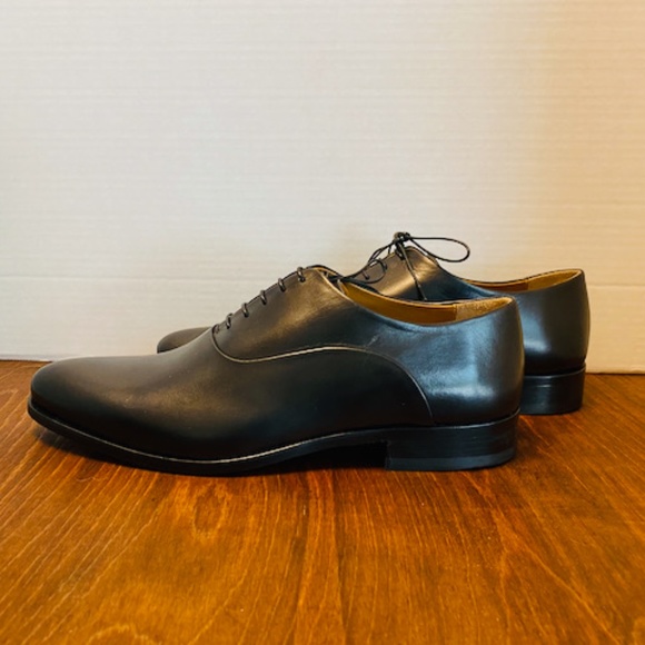 Owen Edward, black leather men\'s almond toe dress main image 13